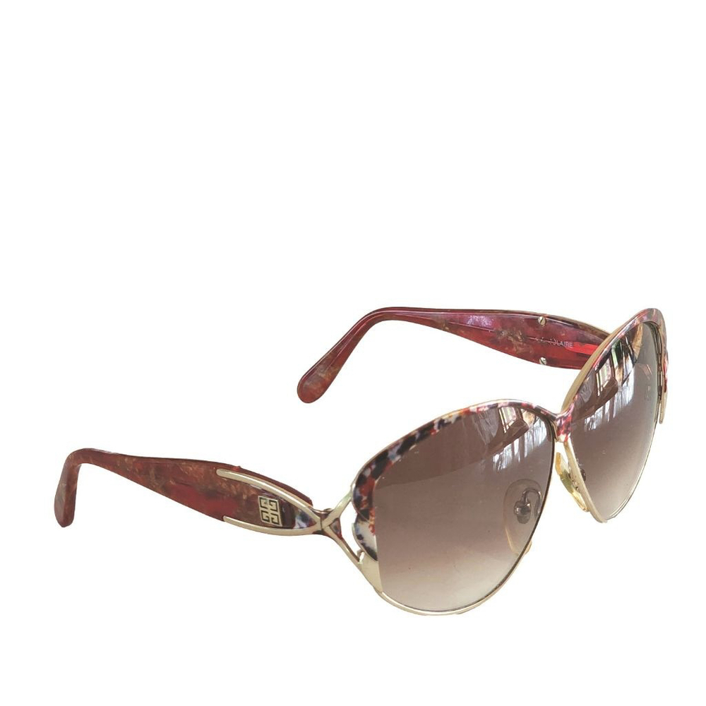 GYVENCHY Solaire Brown Gold Gradient Sunglasses One Size - Picture 2 of 6